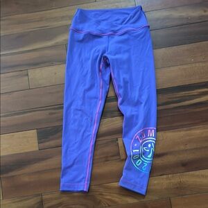 Zumba Instructor Purple Capri Leggings